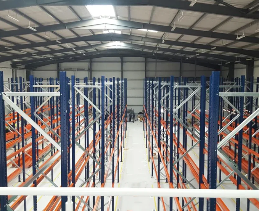 Estanteria de paletizacion KIMER vista superior