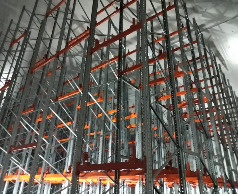 Estanteria de paletizacion con shuttle kimer