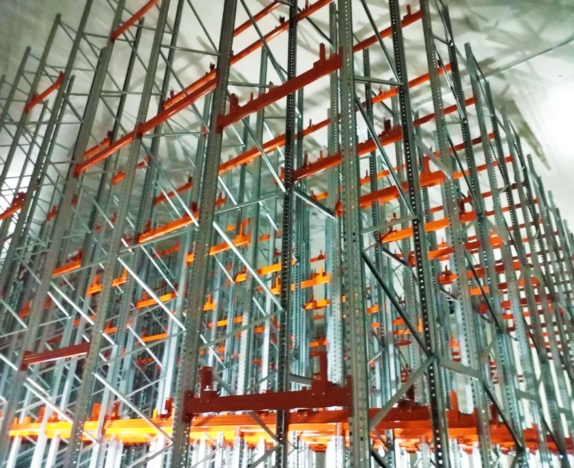 Estanteria de paletizacion con shuttle kimer