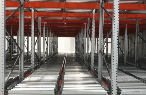 Estanteria de paletizacion dinamica Kimer