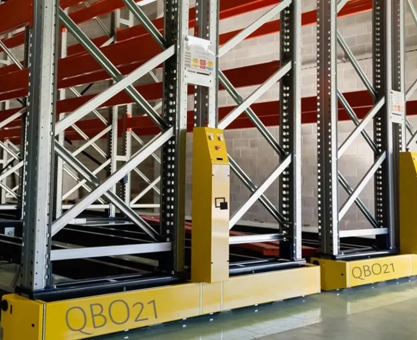 Estanteria movil para paletizacion