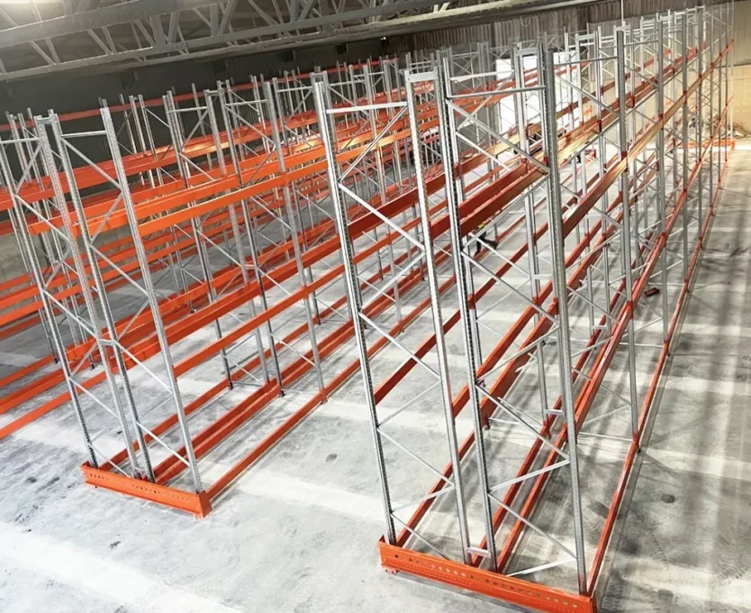 Estanteria paletizacion acabado pregalva