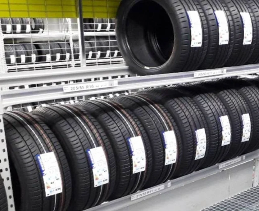 Estantería para neumáticos acabado pregalva KIMER (1)