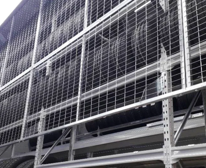 Estanteria para neumaticos acabado pregalva