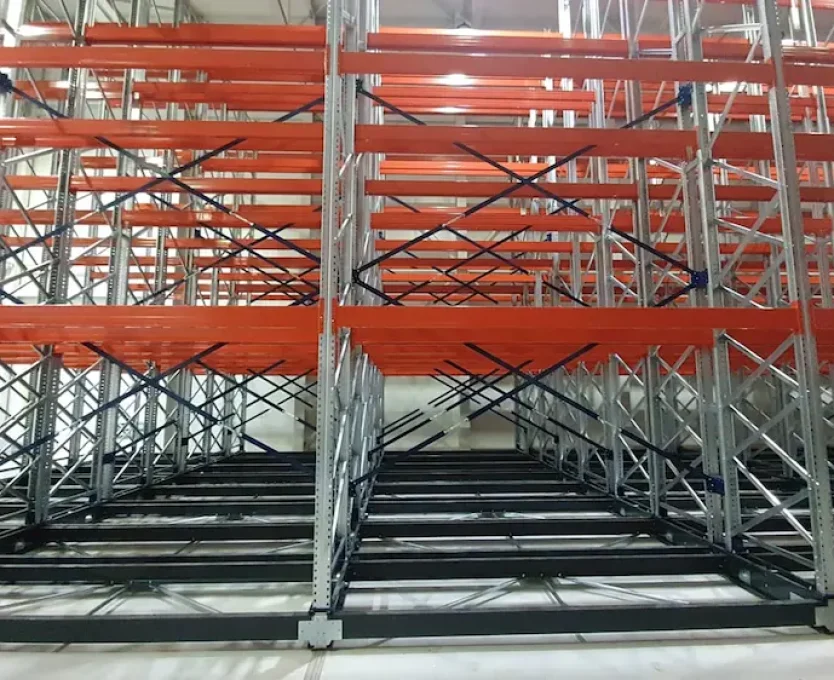 Estanteria para palets con base movil kimer