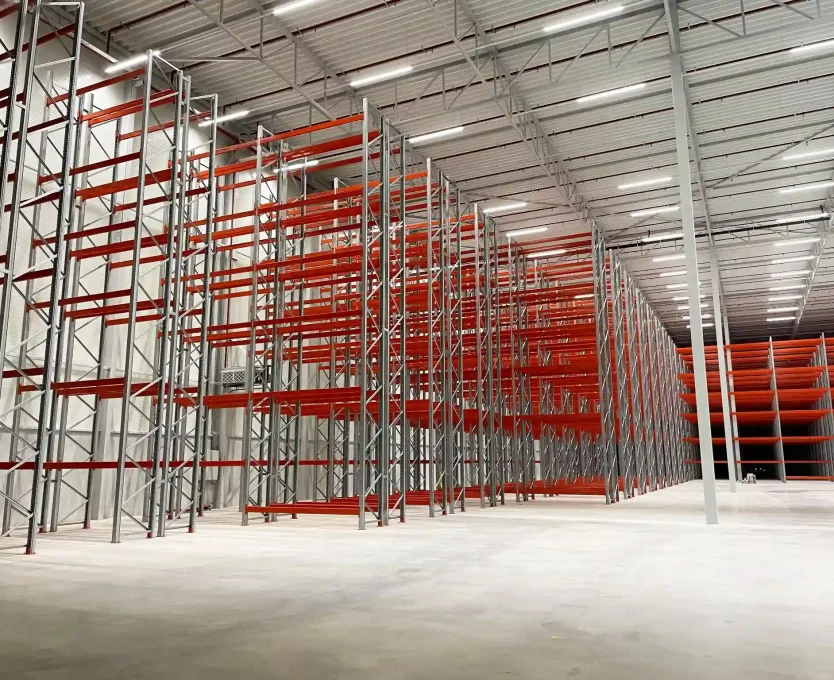 Estanterias de Paletizacion Kimer acabado pregalvanizado