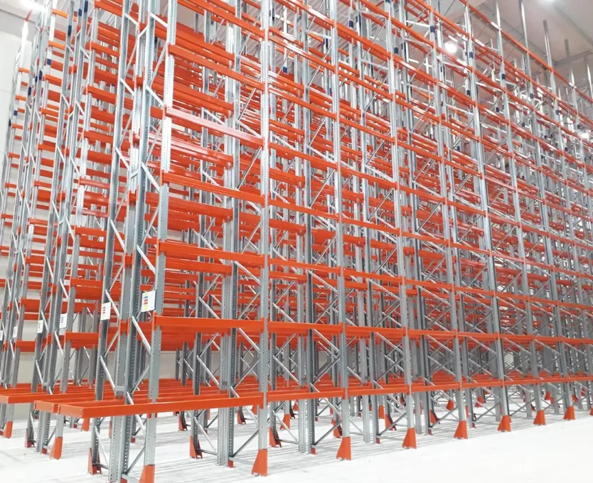 Estanterias de paletizacion con protector de puntal_200kb