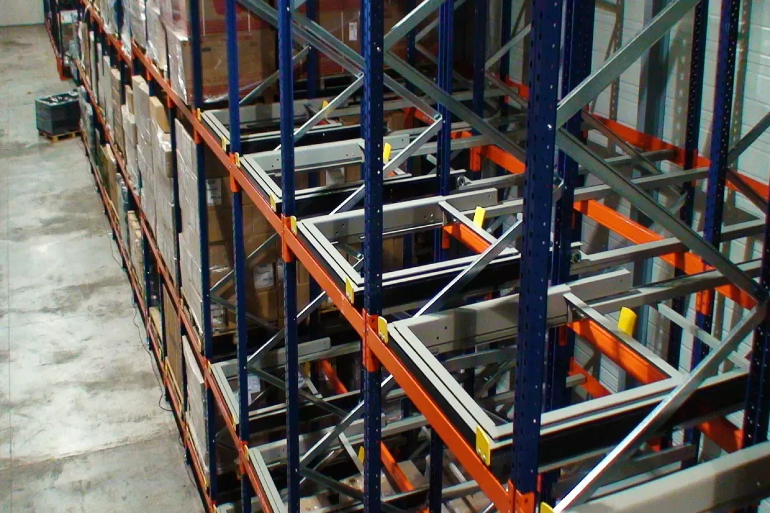 Estanterias de paletizacion push back kimer