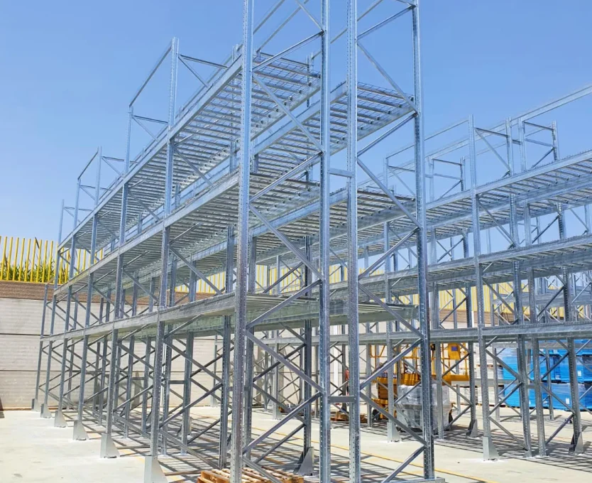 Estanterias para palets galvanizado en caliente