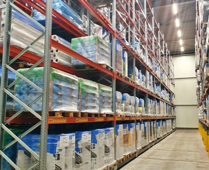 Paletizacion con base movil