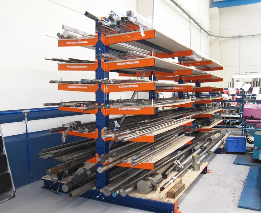 Estanteria cantilever doble