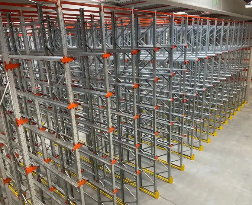 estanteria de paletizacion compacta kimer