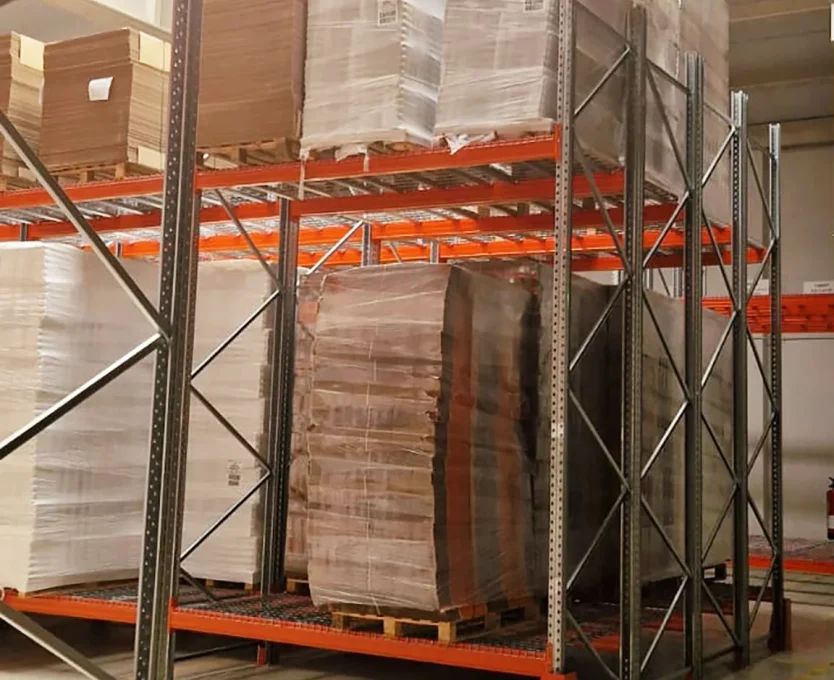 estanteria doble profundidad para palets