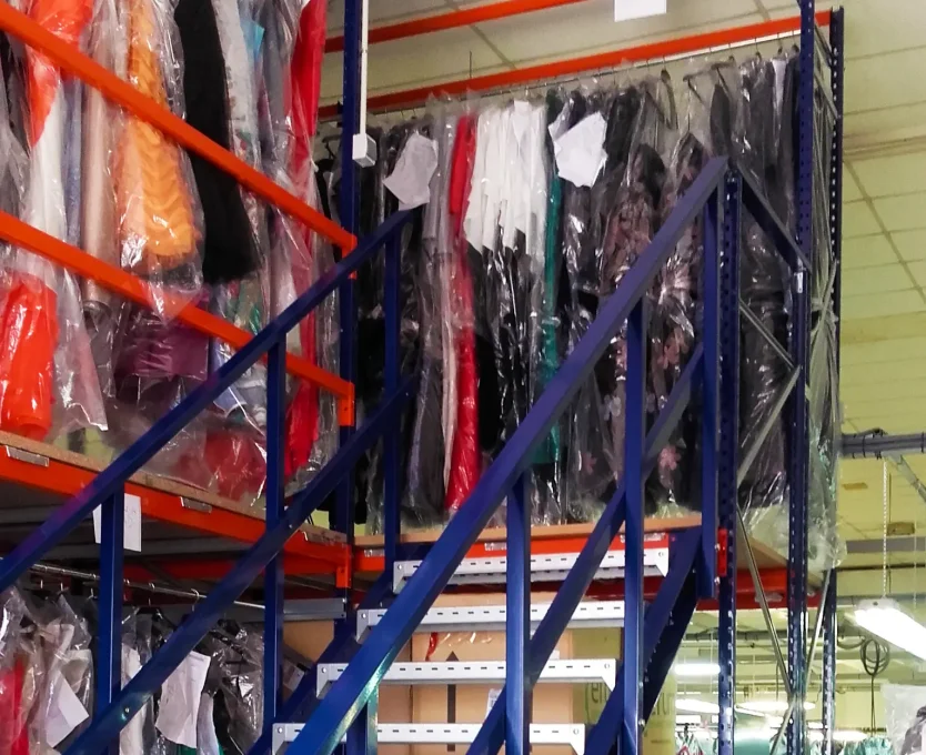 Estanteria kimer para almacenes textiles