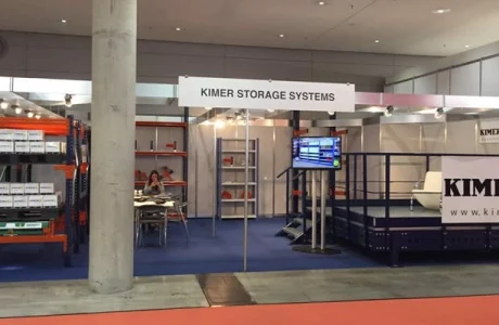 kimer estanterias presente en la feria logimat stuttgart 2017