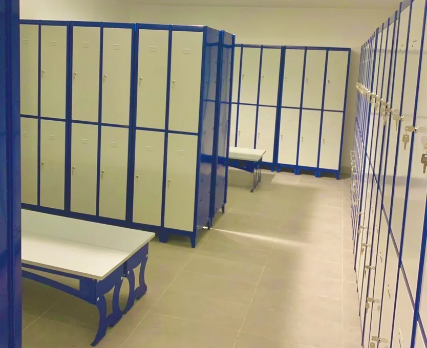 Taquillas y bancos de vestuario kimer